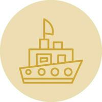 diseño de icono de vector de barco