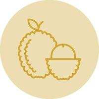 Lychee Vector Icon Design