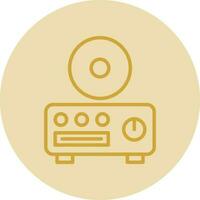 CD player Vector Icon Design