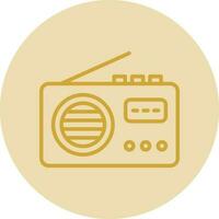 Radio Vector Icon Design