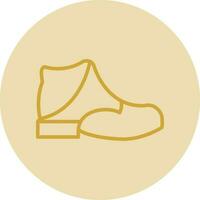 Ski boot Vector Icon Design