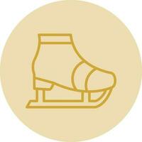 Ice skate Vector Icon Design