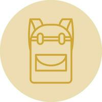 Backpack Vector Icon Design