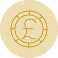 Pound Vector Icon Design