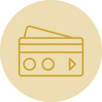 Debit card Vector Icon Design