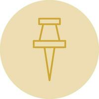 Push pin Vector Icon Design