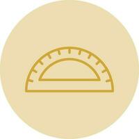 Protractor Vector Icon Design