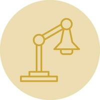 Desk lamp Vector Icon Design