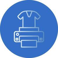 Dtg printer Vector Icon Design