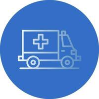 Ambulance Vector Icon Design