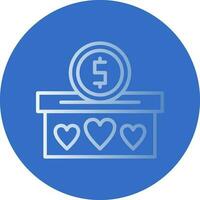Donation Vector Icon Design