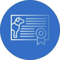 Certificate Vector Icon Design