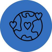 Mother earth day Vector Icon Design