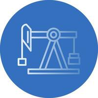 Pump jack Vector Icon Design