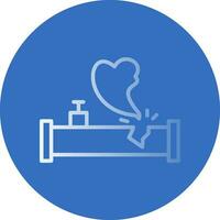 Gas leak Vector Icon Design