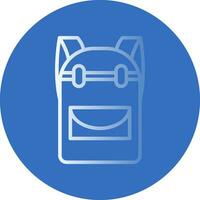 Backpack Vector Icon Design