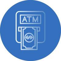 Atm machine Vector Icon Design