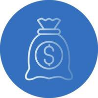 Money bag Vector Icon Design