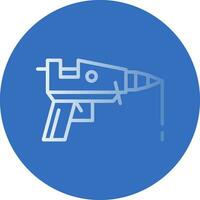 Hot glue gun Vector Icon Design