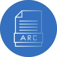 Arc Vector Icon Design