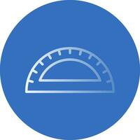 Protractor Vector Icon Design