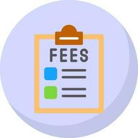 Fees Vector Icon Design