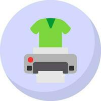 Dtg printer Vector Icon Design