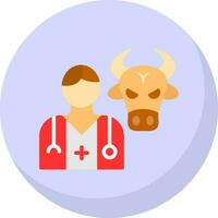 Veterinarian Vector Icon Design