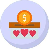 Donation Vector Icon Design