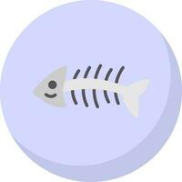 Fishbone Vector Icon Design