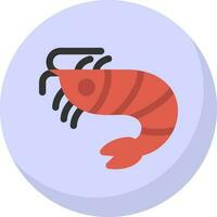 Shrimp Vector Icon Design