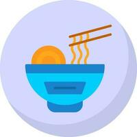 Noodles Vector Icon Design