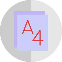 Paper size Vector Icon Design