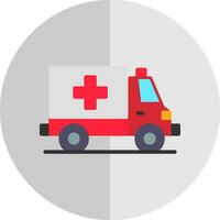 Ambulance Vector Icon Design