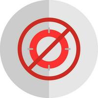 No hunt Vector Icon Design