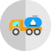 Tanker truck Vector Icon Design