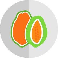 Papaya Vector Icon Design