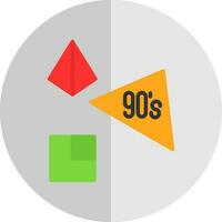 90s vector icono diseño