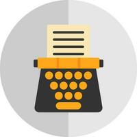 Typewriter Vector Icon Design