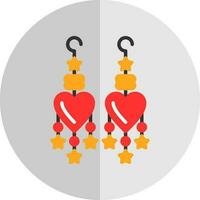 Earrings Vector Icon Design