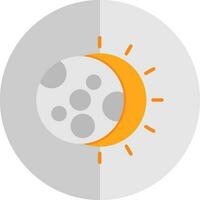 Eclipse Vector Icon Design