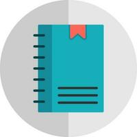 diseño de icono de vector de cuaderno