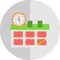 diseño de icono de vector de horario