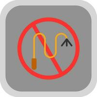 No whip Vector Icon Design