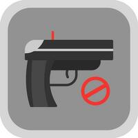 No rifle vector icono diseño