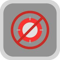 No hunt Vector Icon Design