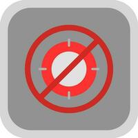 No hunt Vector Icon Design