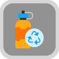 Reusable bottle Vector Icon Design