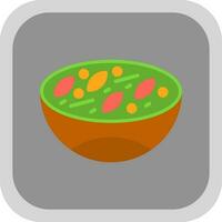 Green curry Vector Icon Design