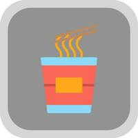 Instant noodles Vector Icon Design